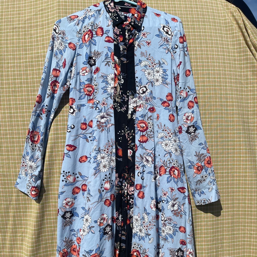 Anthropologie Floral Midi Dress